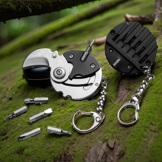 3 in 1 Multifunctional Knife and Screwdriver Keychain