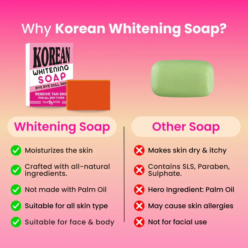 Korean Whitening Soap |  Glow kro Eid se Phly