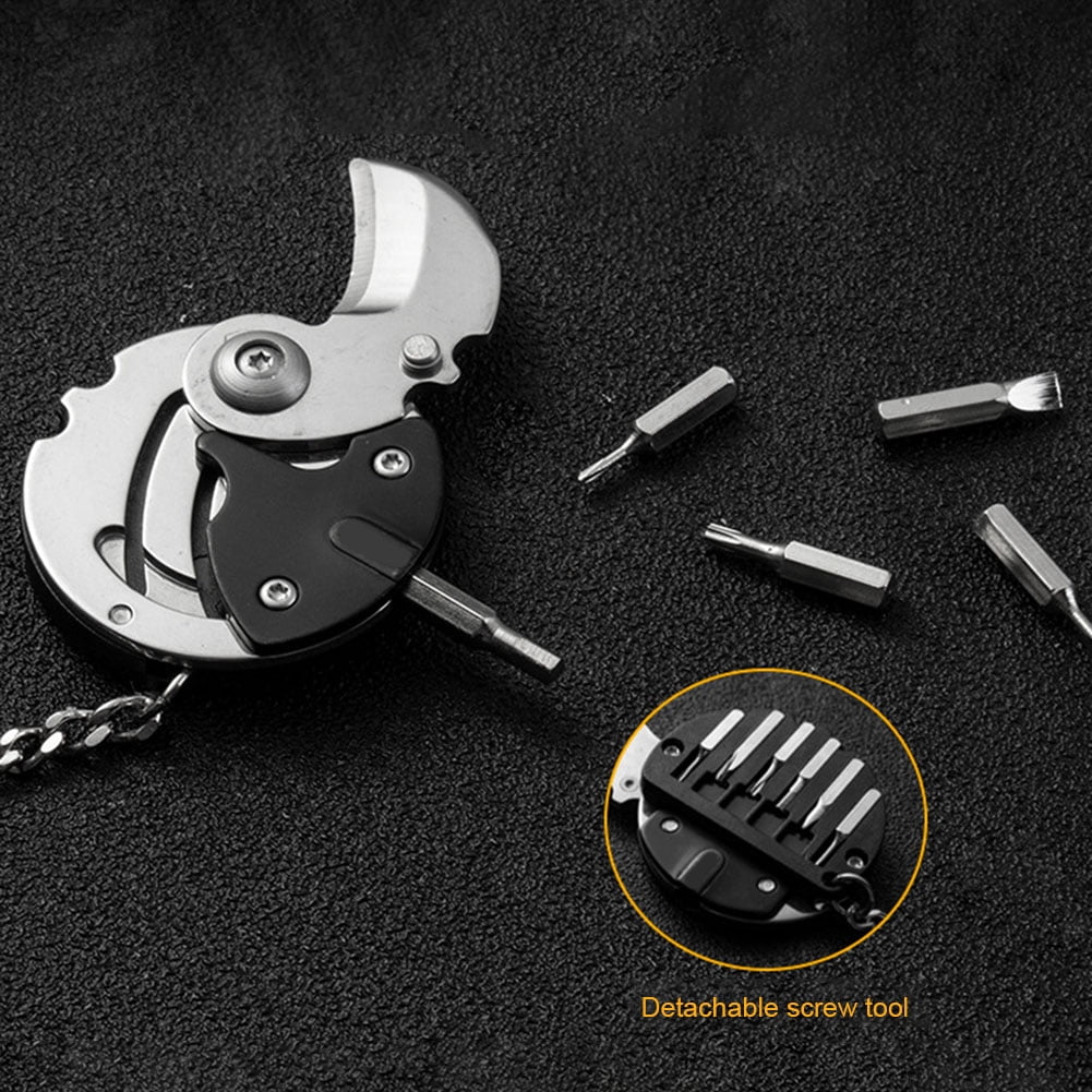 3 in 1 Multifunctional Knife and Screwdriver Keychain