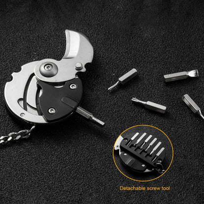 3 in 1 Multifunctional Knife and Screwdriver Keychain