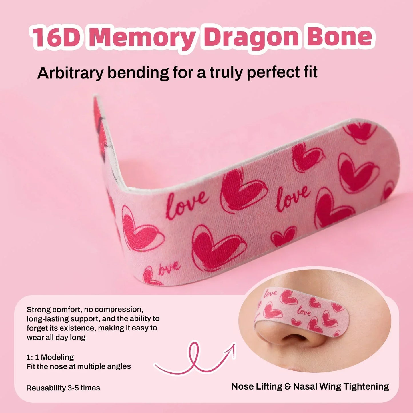 Re-Useable Natural Nose Lift Shaping Strips