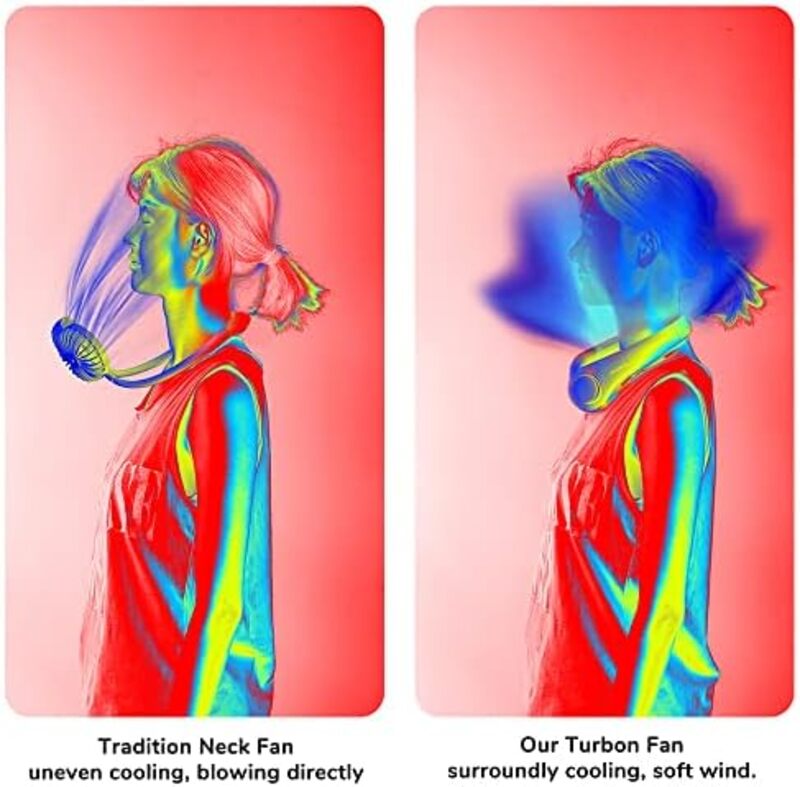 Hands Free Bladeless Portable Neck Fan | Imported