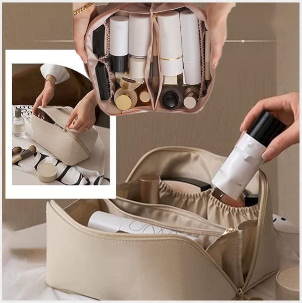 Leather Makeup Bag