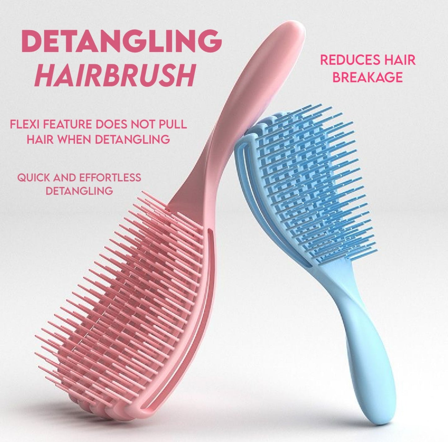 Detangling hair brush |  Imported