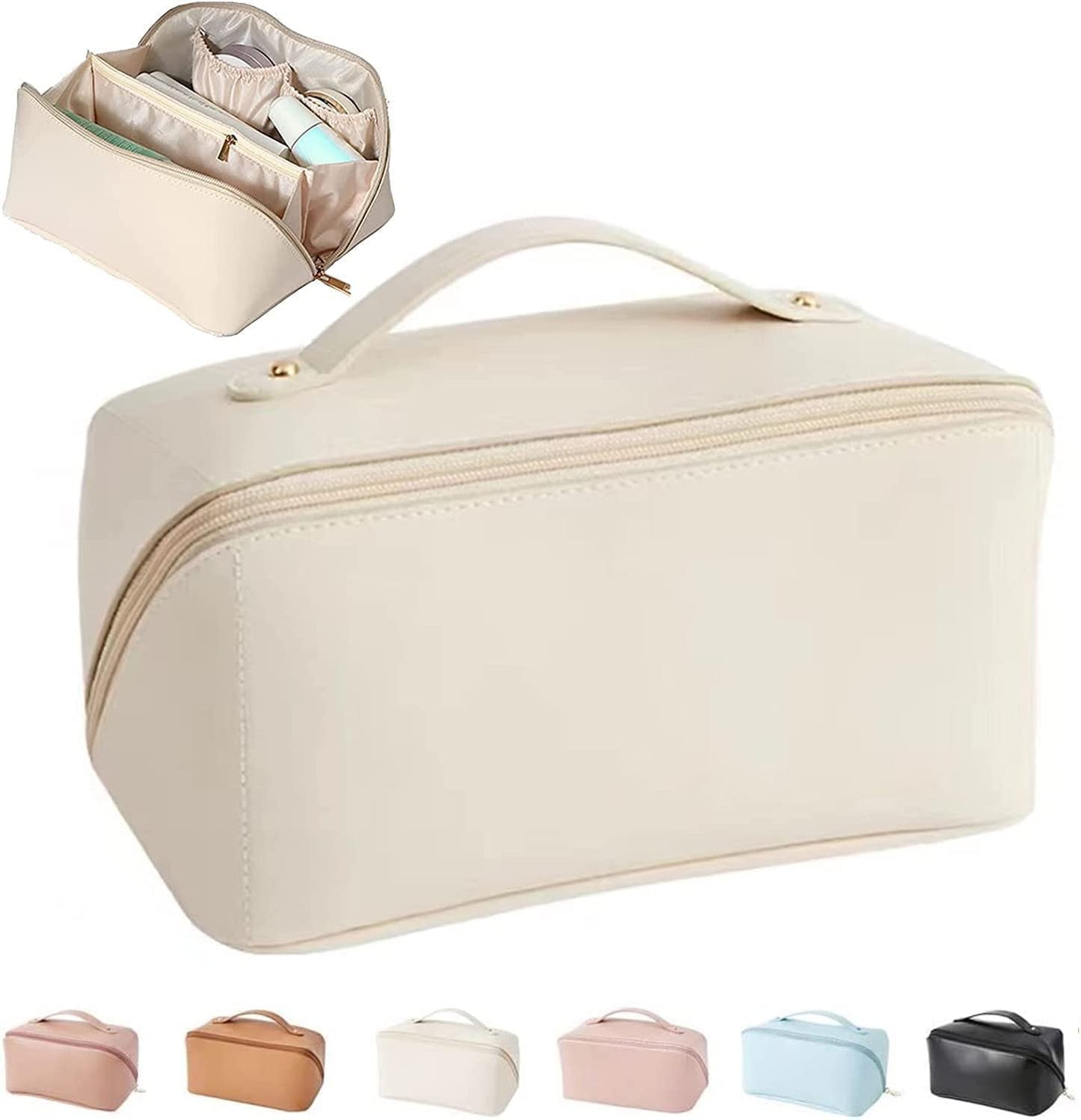 Leather Makeup Bag
