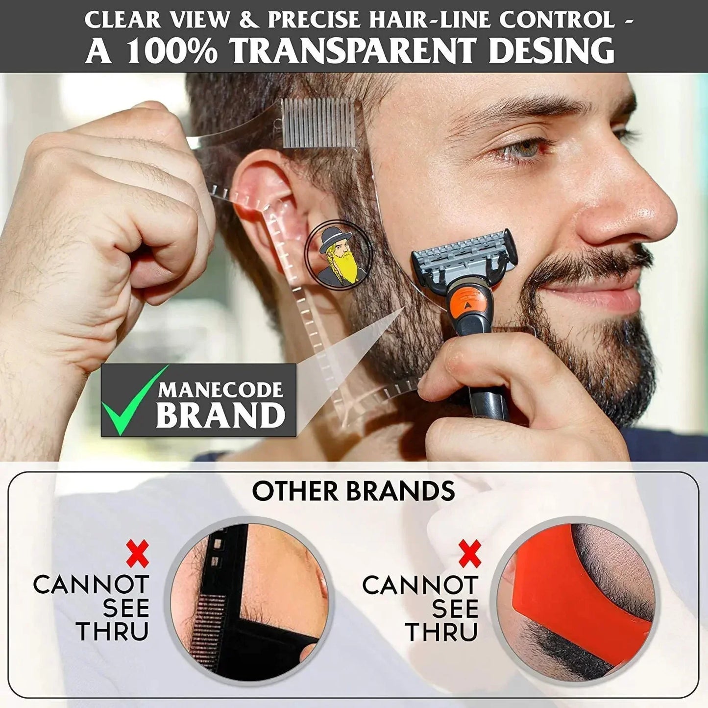 Perfect Beard Shape Guide Tool