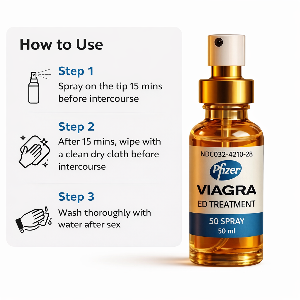 VIAGRA ED Treatment Spray – Fast & Easy Confidence Boost