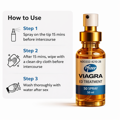 VIAGRA ED Treatment Spray – Fast & Easy Confidence Boost