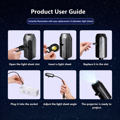 Planet Projector Star Night Light Room Lamp