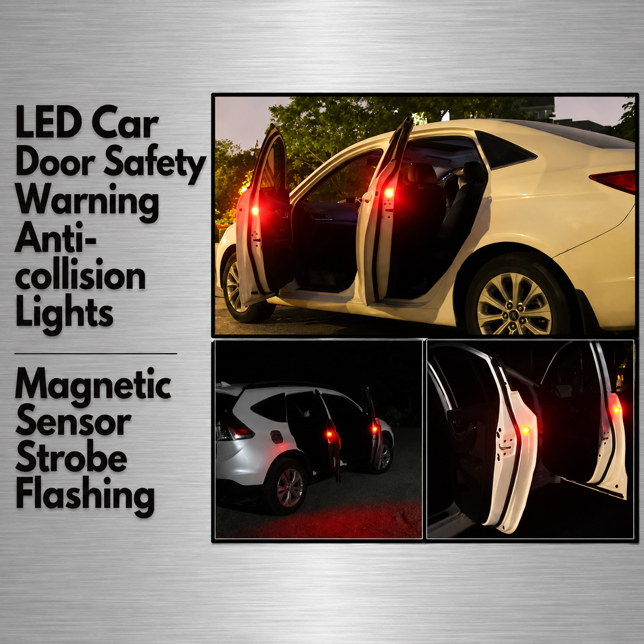 Car Door Opening Warning Lights  | Wireless