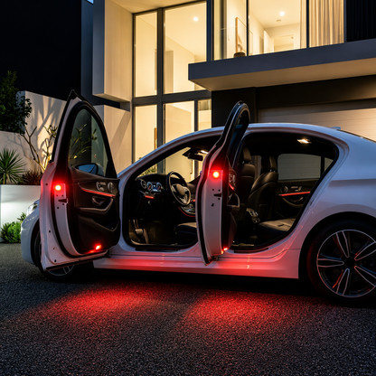 Car Door Opening Warning Lights  | Wireless