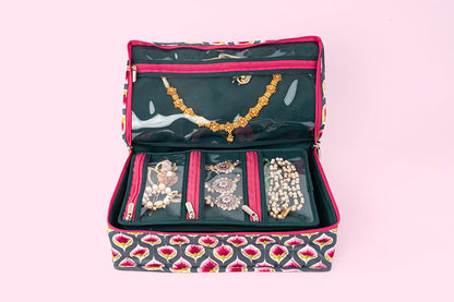 Jewellery Organiser (7P) - Purple Bloom
