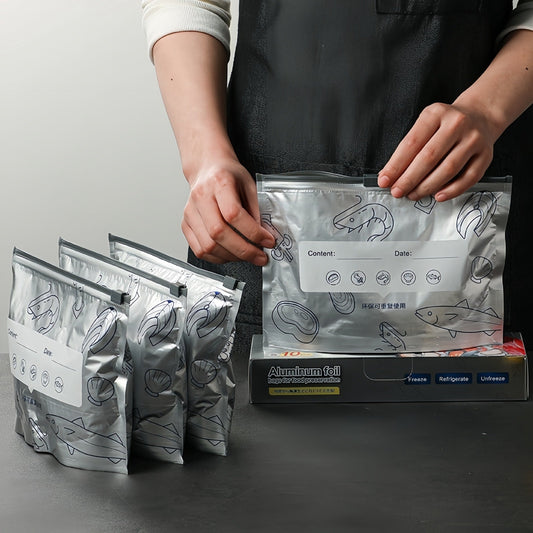 Aluminum Foil Fresh Sealed Bag  |  Washable &  Reuse