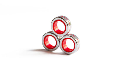 Fingears M-19mm Silver-Red Set |  Fidget Player