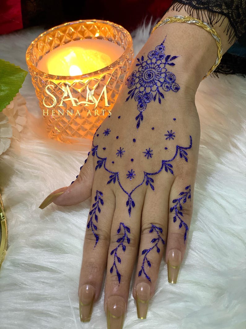 Pack of 3 Glitter Henna |  Enhance the Eid Festive
