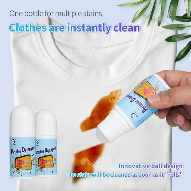 Portable Detergent for Removes Oil Almost All Types of Fabrics, Cotton (50ml)