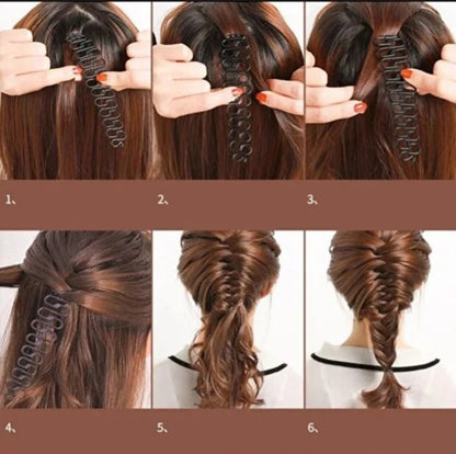 Lesvip's  Hair Braiding Clip Hair Styling Tool French Braiding Tool