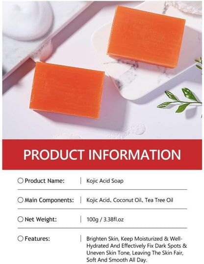 Guanjing Kojic Acid Moisturizing And Whitening Soap for Face and Body