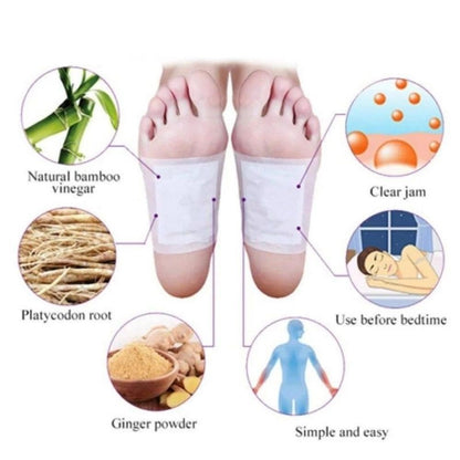 Kinoki Cleansing Toxins Remover Detox Foot Pads for Men and Women  ( 10 pads )
