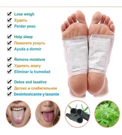 Kinoki Cleansing Toxins Remover Detox Foot Pads for Men and Women  ( 10 pads )