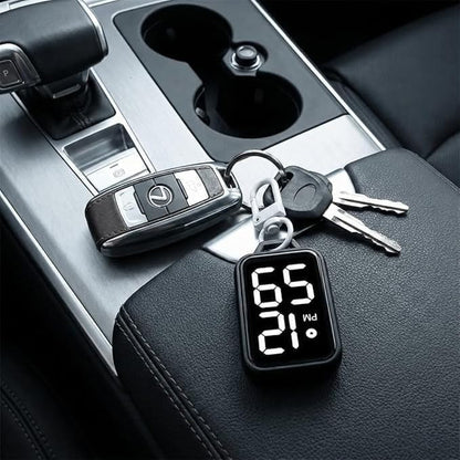 LED Digital Keychain Pocket Watch