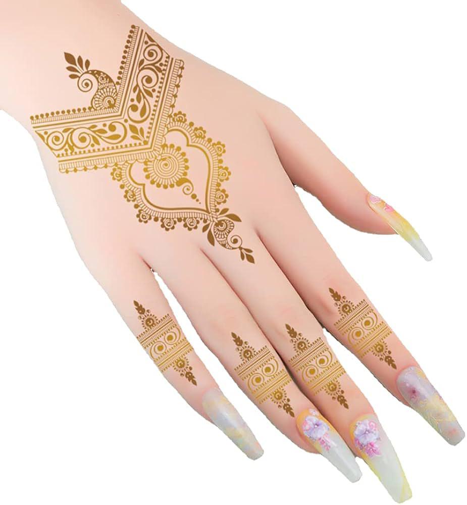 Gold Heena Stickers | Look Fabulous On Eid