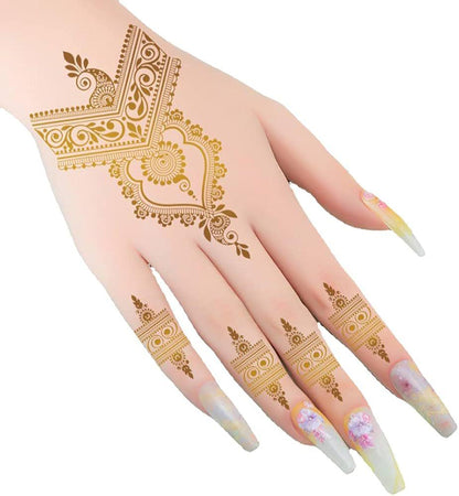 Gold Heena Stickers | Look Fabulous On Eid