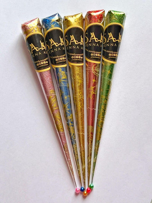 Pack of 3 Glitter Henna |  Enhance the Eid Festive