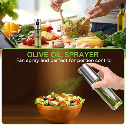 Premium Stainless Steel Oil Spray Bottle