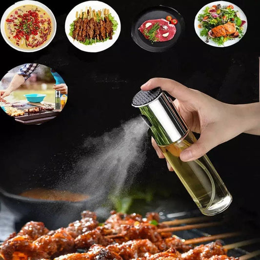 Premium Stainless Steel Oil Spray Bottle