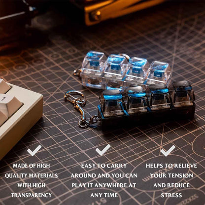 Mechanical Click Board Keychain