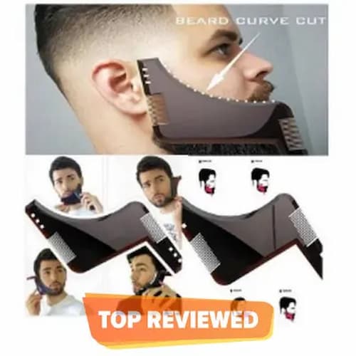 Beard Shaping Tool & Facial Hair Styling Template Guide & Beard Shaper comb tool