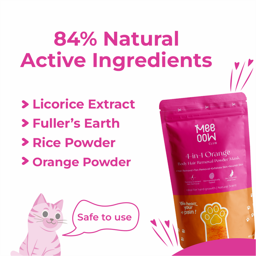 MeeOOW Body Hair Removal Powder Mask