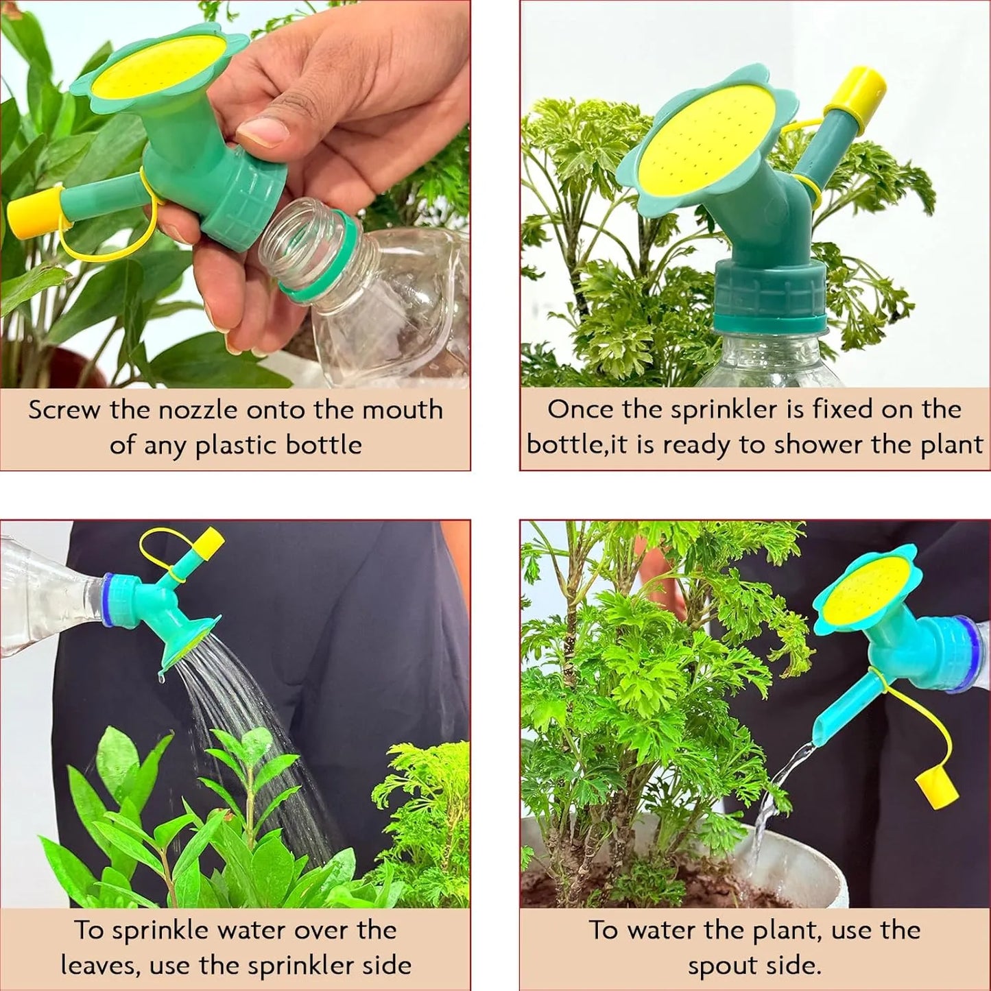 Bottle & Pipe Spray Nozzle – Turn Any Bottle into a Water Sprayer